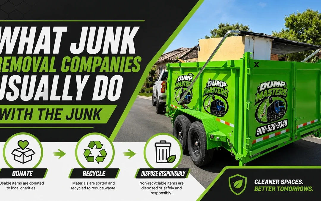 What do junk removal companies do with the junk? Find Out